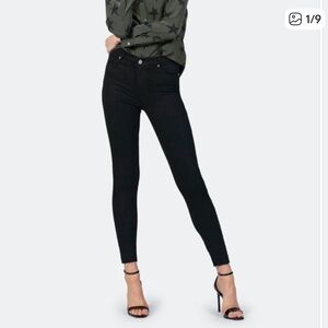Black Orchid Carmen ankle fray Charcoal Denim High rise skinny jeans